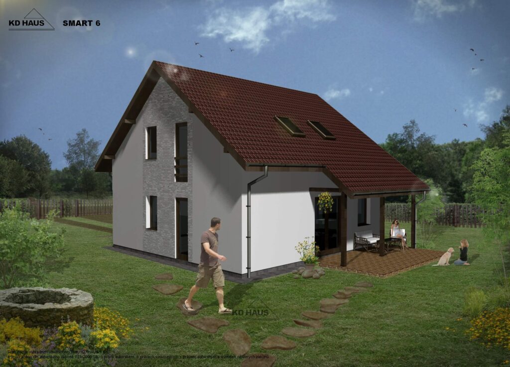 Stavební firma KD Haus - vizualizace domu